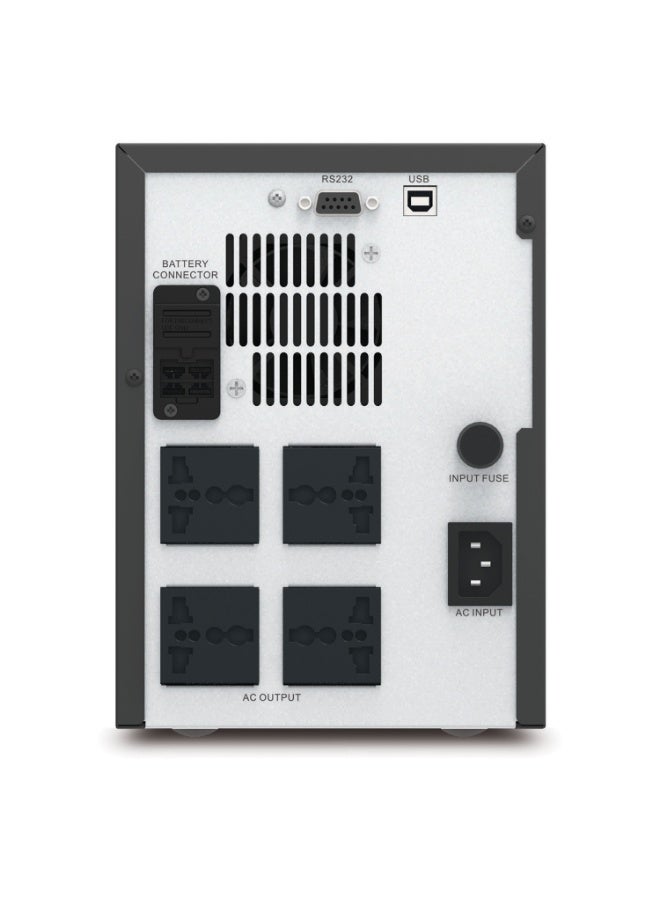 APC SMV1500AI-MSX | APC Easy UPS 1 Ph Line Interactive, 1500VA, Tower, 230V, 4 Universal outlets, AVR, LCD - Image 2